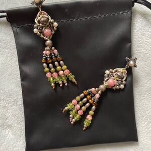 Isha Elaifi Nomadic 
knotwork earrings.